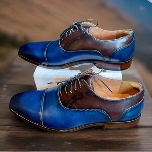 Florsheim Men's Sorrento Lux Cap Toe Balmoral Oxford leather   Size M10  Rare